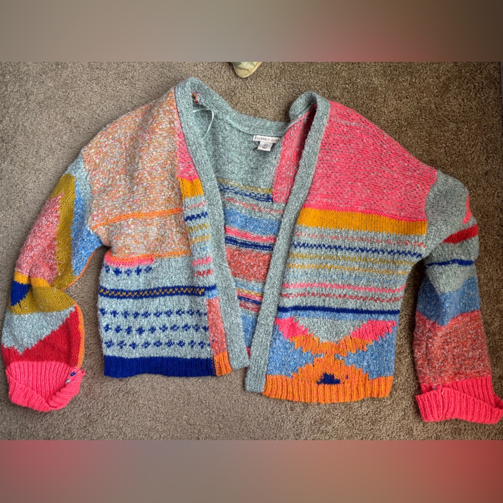 Sincerely Jules Colorful Patterned Sweater